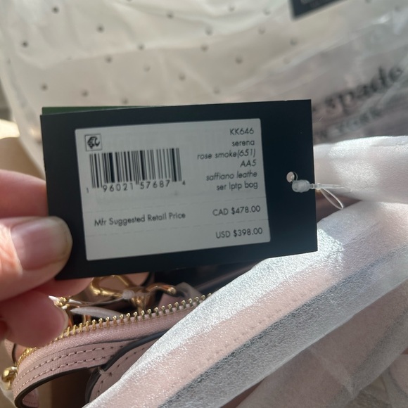 NWT Kate Spade Serena Saffiano Leather Laptop Bag - Picture 6 of 10